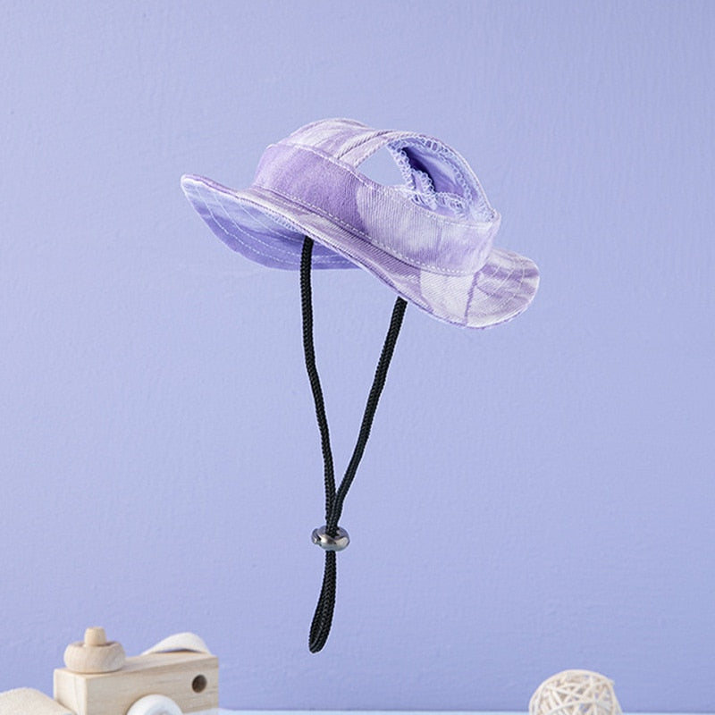 BUC'dog - Acessório de Passeio / Chapéu Bucket para cachorro Tie Dye - código 0059