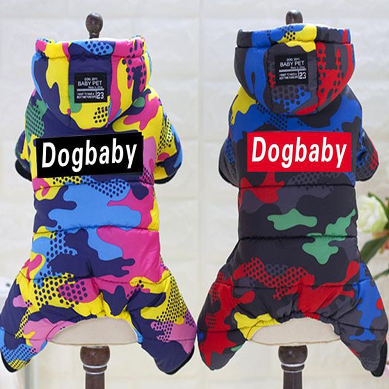 Roupas - Frio / Jaqueta Quente Bomber Camuflagem Estilosa- DOGBABY código: 0046